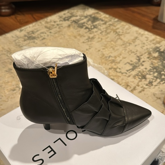 Aerosoles Black Kitten Heel Boots Style Loloa - Picture 5 of 5